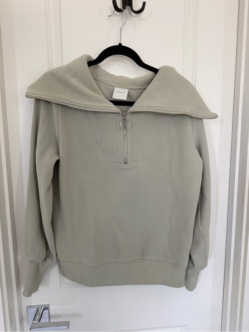 Varley Vine 1/2 Zip Pullover Ribbed Sweater Desert Sage | Size XS
